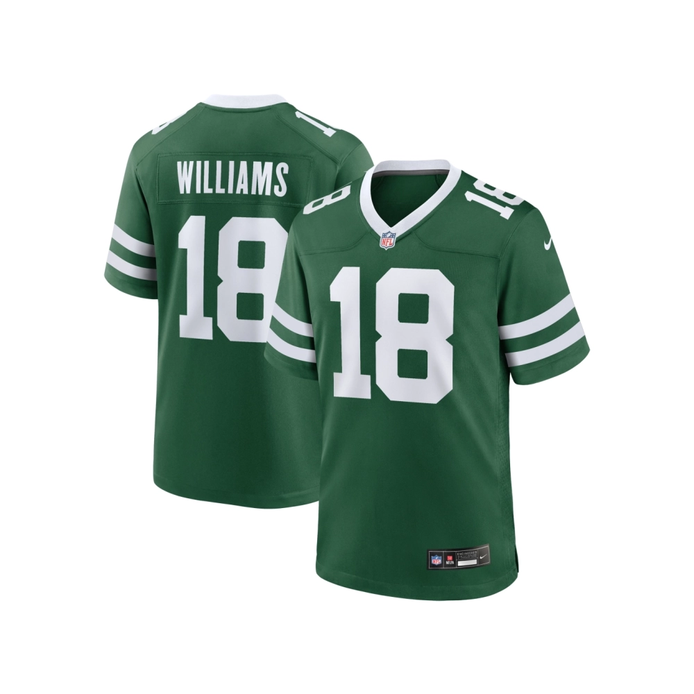 Mens New York Jets Mike Williams Legacy Green Game Jersey