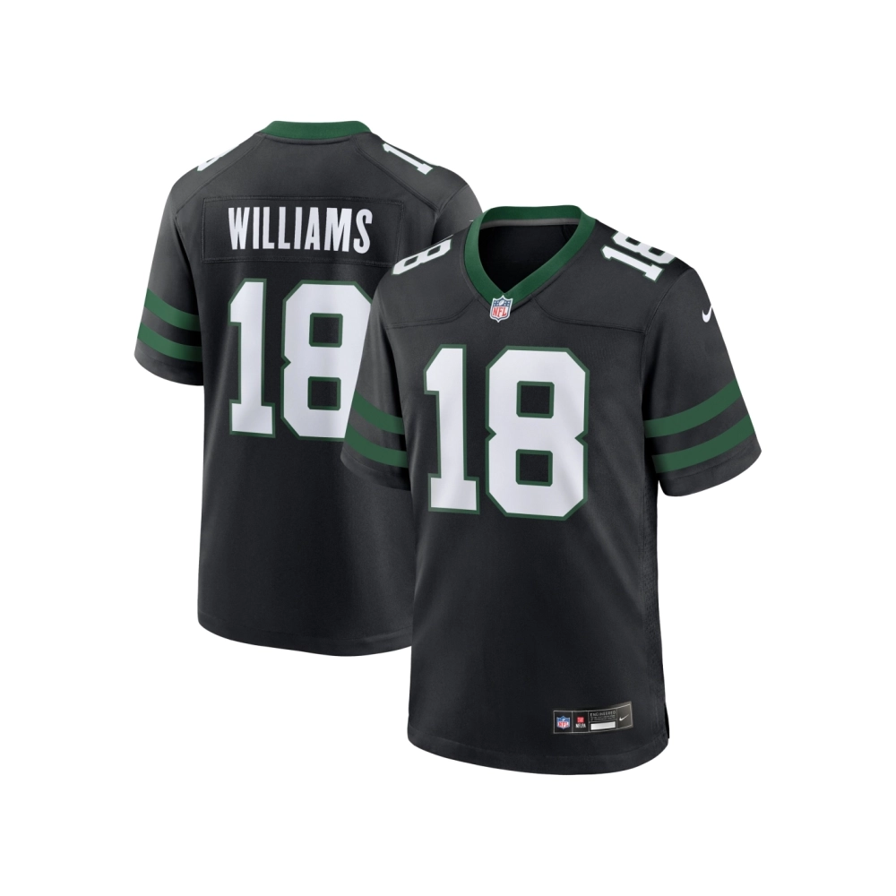 Mens New York Jets Mike Williams Legacy Black Alternate Game Player Jersey