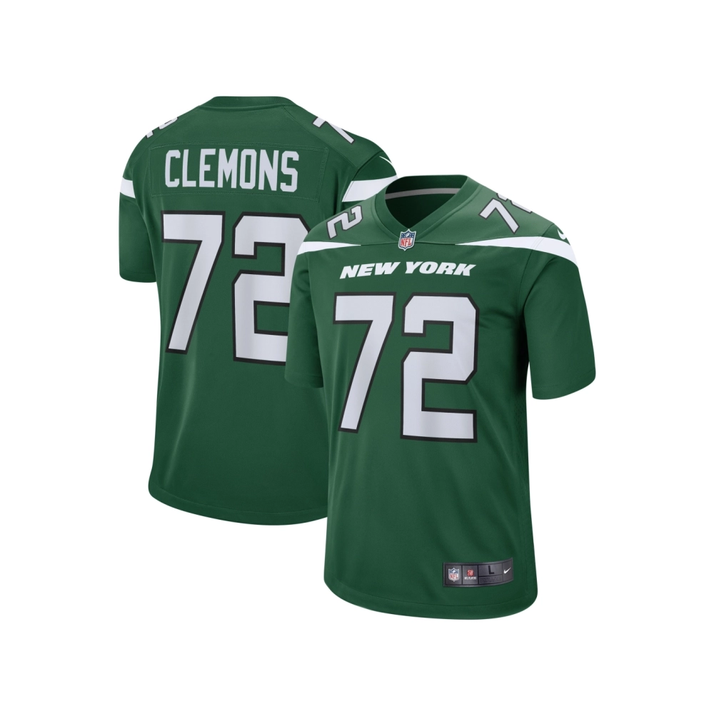 Mens New York Jets Micheal Clemons Gotham Green Game Player Jersey