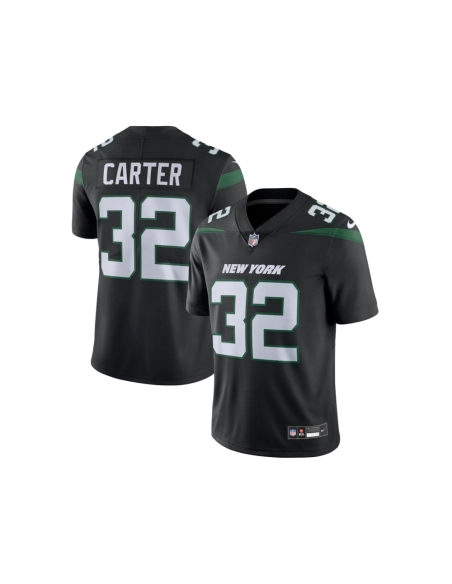 Mens New York Jets Michael Carter Black Vapor Untouchable Limited Jersey