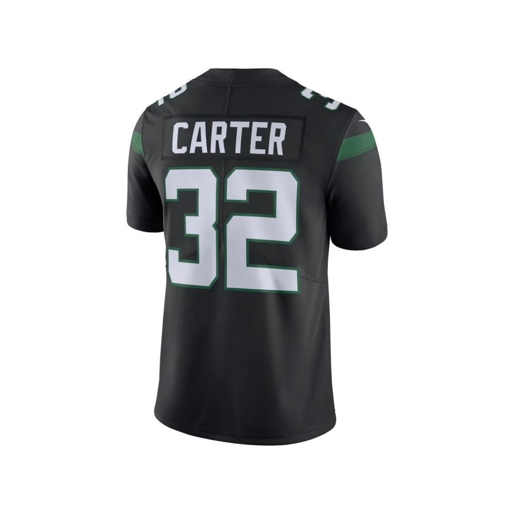 Mens New York Jets Michael Carter Black Vapor Untouchable Limited Jersey