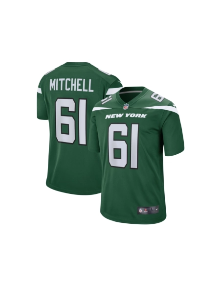 Mens New York Jets Max Mitchell Gotham Green Game Player Jersey