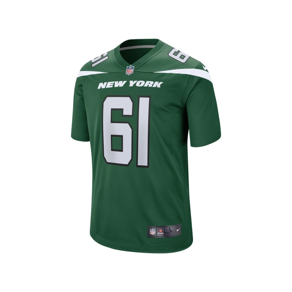 Mens New York Jets Max Mitchell Gotham Green Game Player Jersey