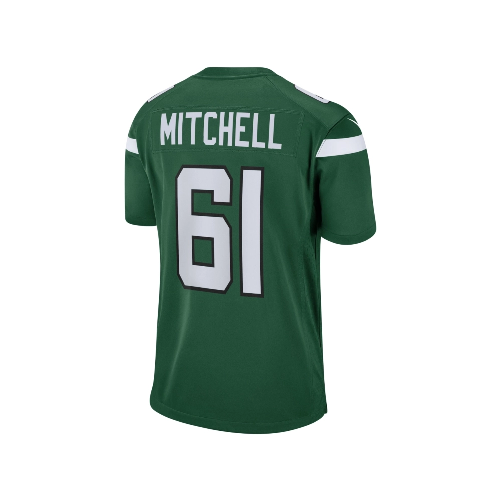 Mens New York Jets Max Mitchell Gotham Green Game Player Jersey