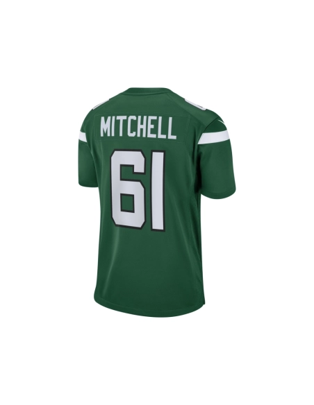 Mens New York Jets Max Mitchell Gotham Green Game Player Jersey
