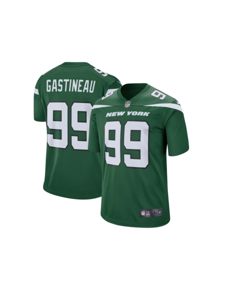 Mens New York Jets Mark Gastineau Gotham Green Retired Player Game Jersey