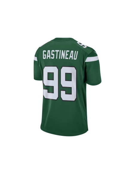 Mens New York Jets Mark Gastineau Gotham Green Retired Player Game Jersey