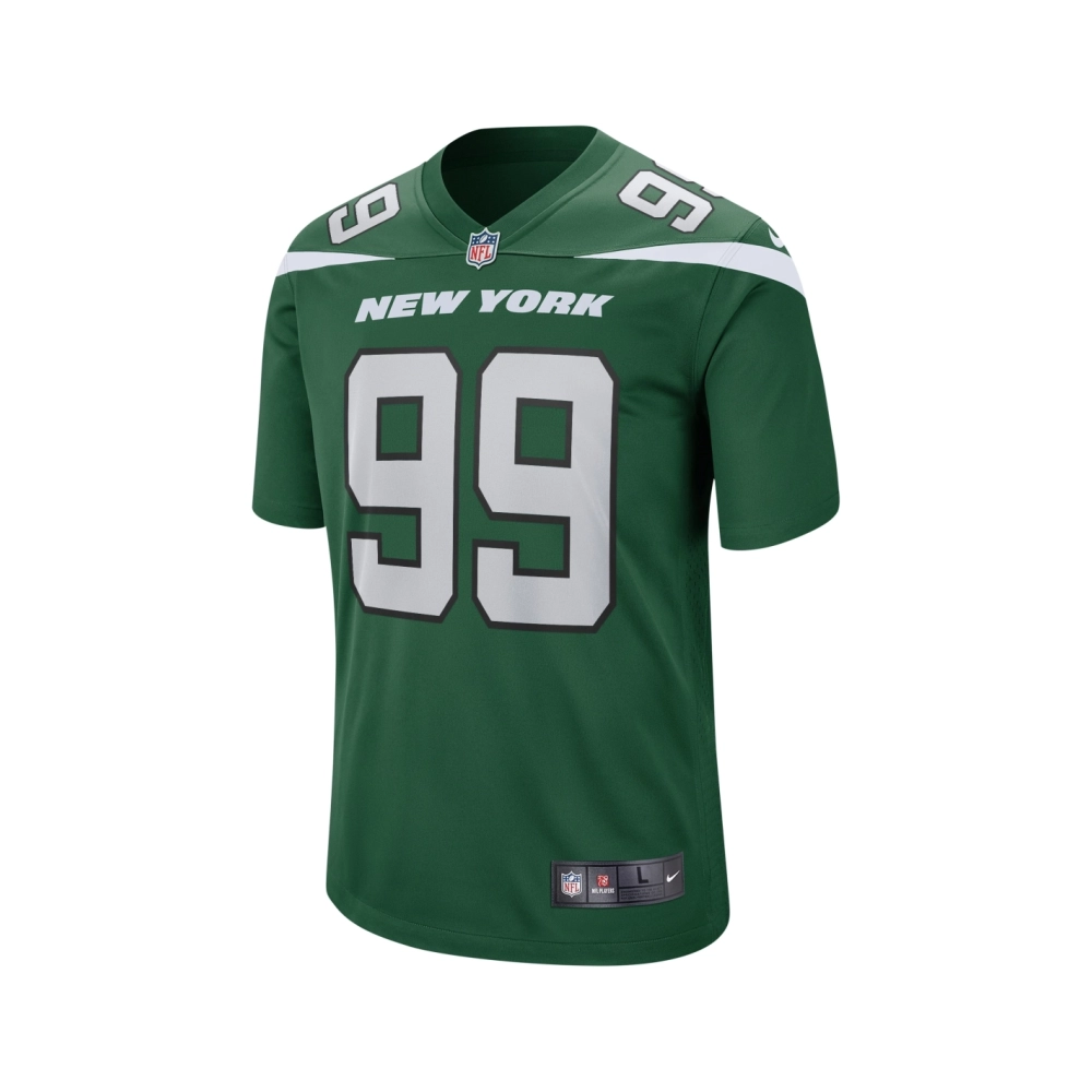 Mens New York Jets Mark Gastineau Gotham Green Game Retired Player Jersey