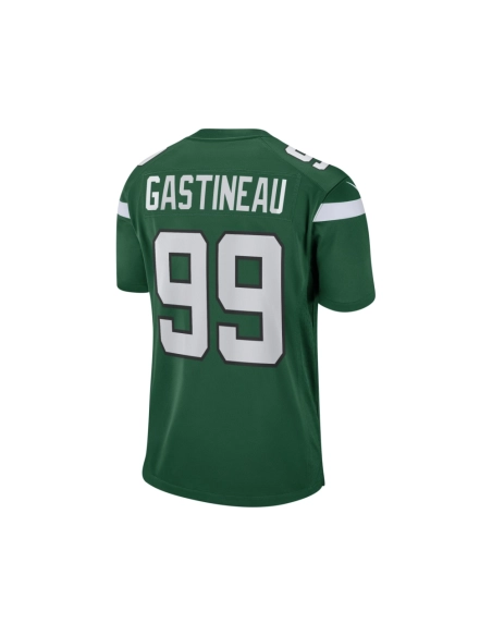 Mens New York Jets Mark Gastineau Gotham Green Game Retired Player Jersey