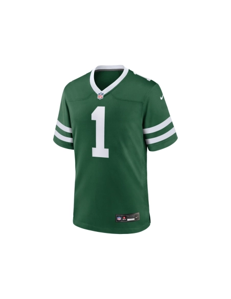 Mens New York Jets Legacy Green Number 1 Dad Game Jersey