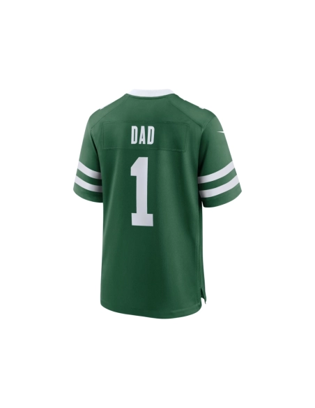 Mens New York Jets Legacy Green Number 1 Dad Game Jersey