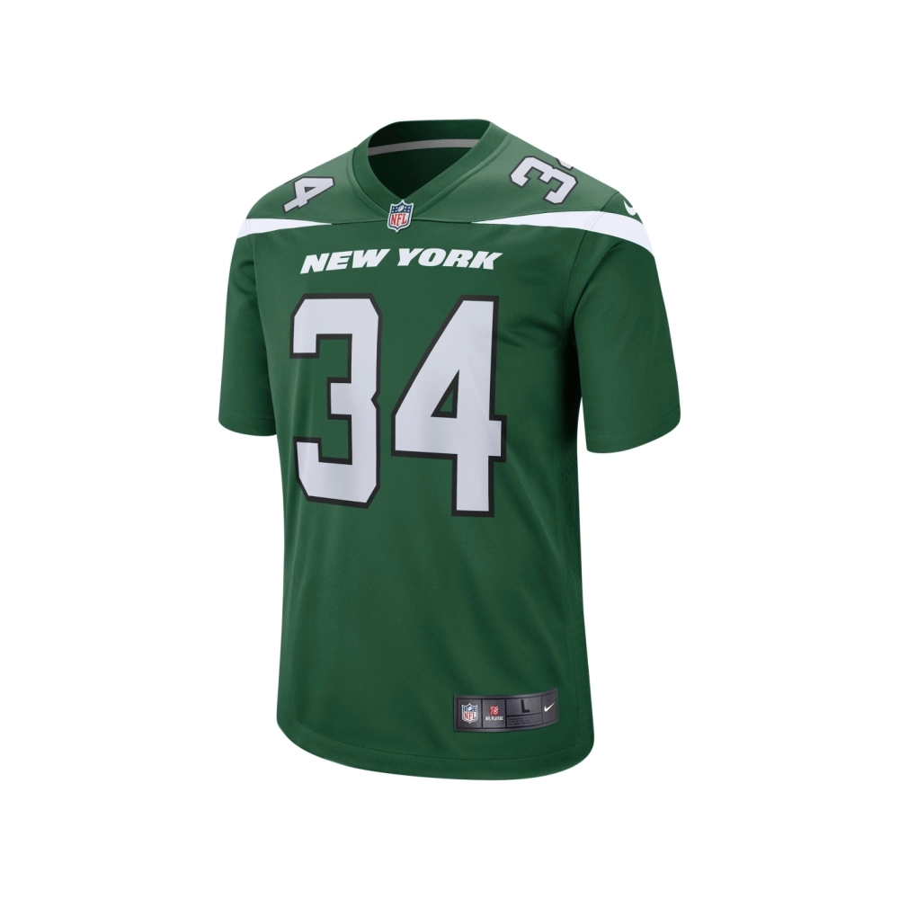 Mens New York Jets Justin Hardee Gotham Green Game Jersey