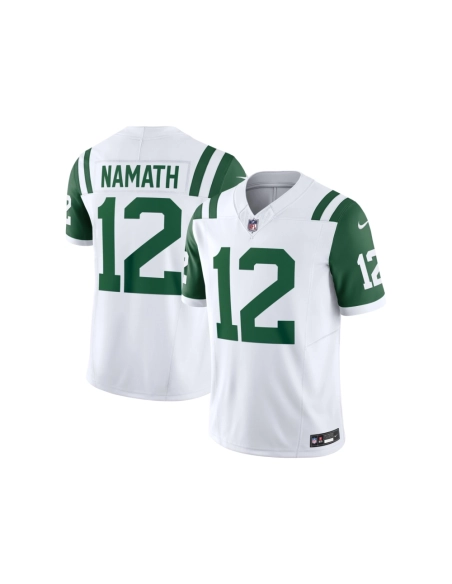 Mens New York Jets Joe Namath White Classic Alternate Vapor F.U.S.E. Retired Player Limited Jersey