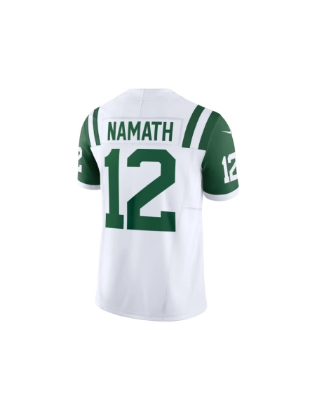 Mens New York Jets Joe Namath White Classic Alternate Vapor F.U.S.E. Retired Player Limited Jersey