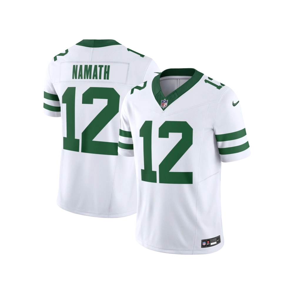 Mens New York Jets Joe Namath Legacy White Vapor F.U.S.E. Limited Jersey