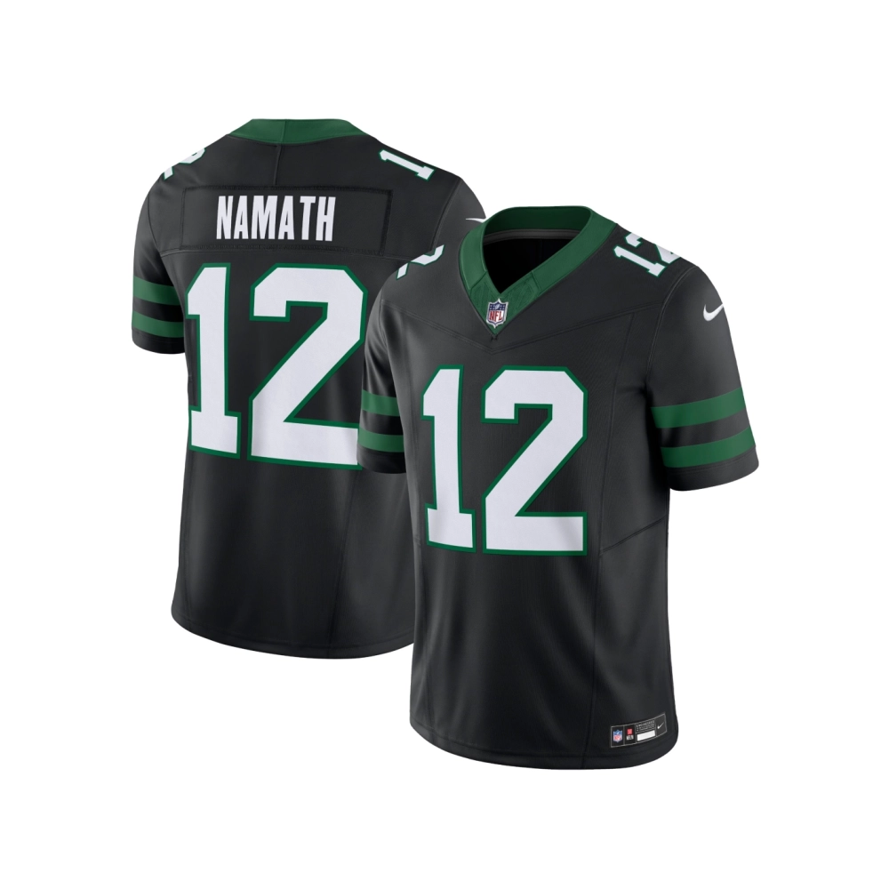 Mens New York Jets Joe Namath Legacy Black Alternate Vapor F.U.S.E. Limited Jersey