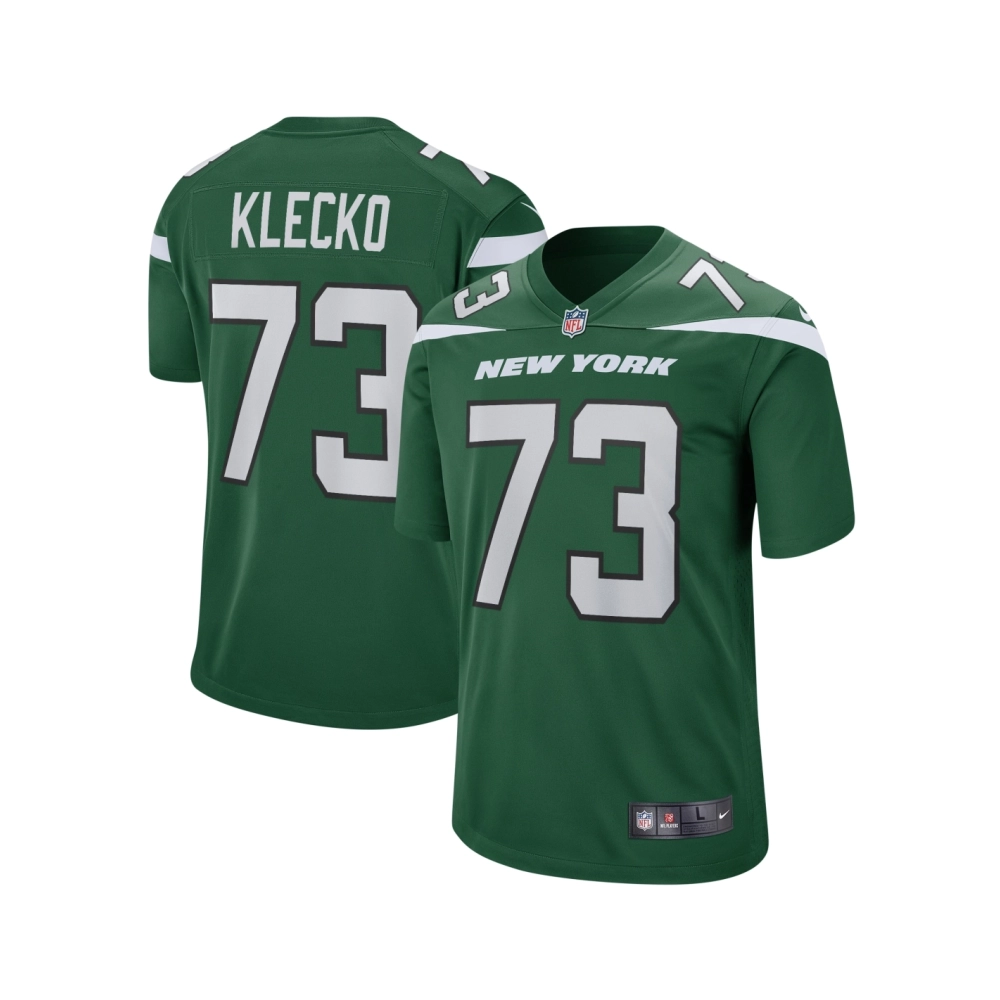 Mens New York Jets Joe Klecko Gotham Green Game Retired Player Jersey