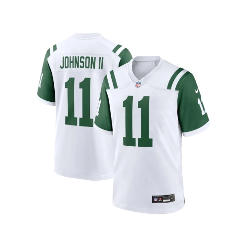 Mens New York Jets Jermaine Johnson II White Classic Alternate Game Jersey