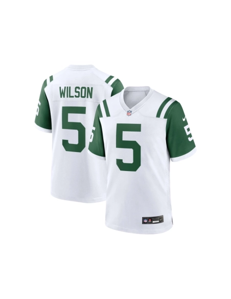 Mens New York Jets Garrett Wilson White Classic Alternate Game Jersey