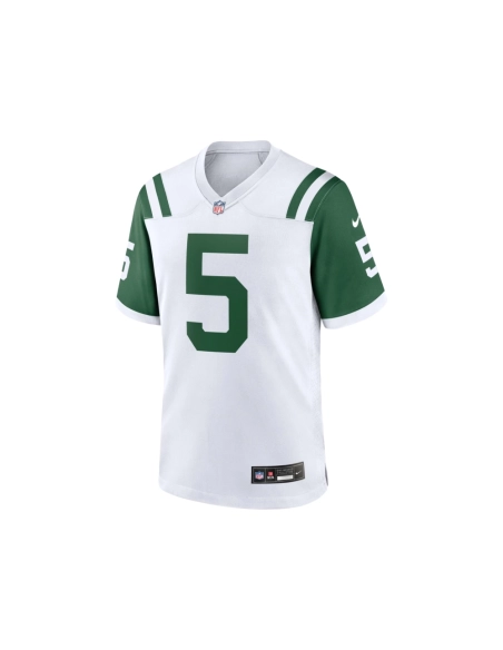 Mens New York Jets Garrett Wilson White Classic Alternate Game Jersey