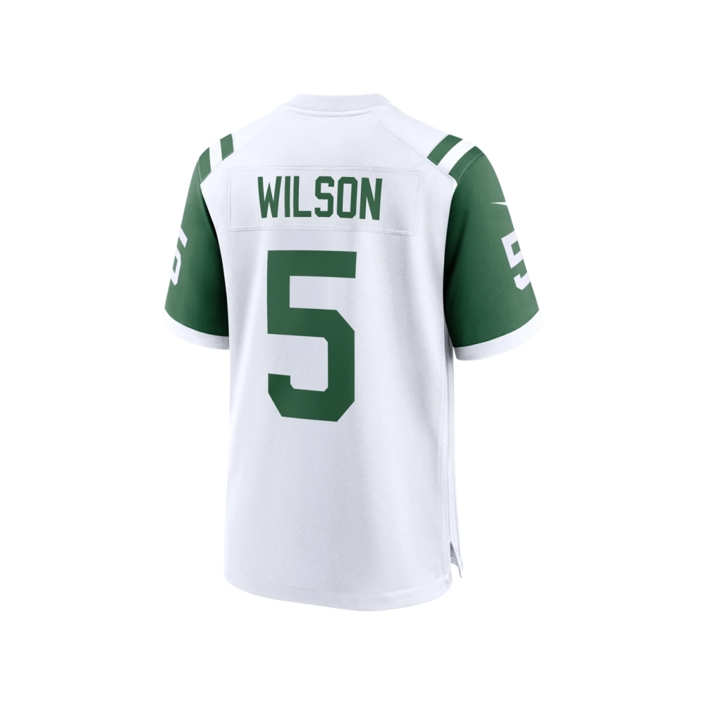 Mens New York Jets Garrett Wilson White Classic Alternate Game Jersey