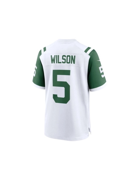 Mens New York Jets Garrett Wilson White Classic Alternate Game Jersey