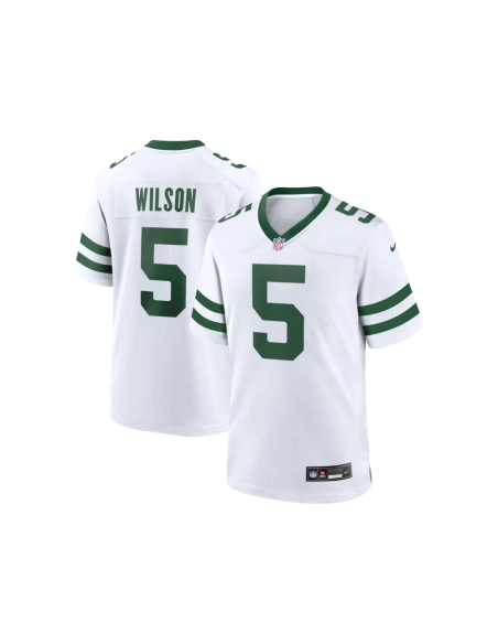 Mens New York Jets Garrett Wilson Legacy White Game Jersey