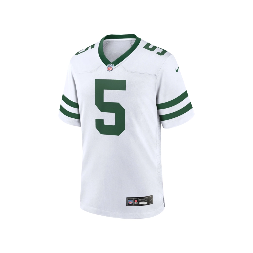 Mens New York Jets Garrett Wilson Legacy White Game Jersey
