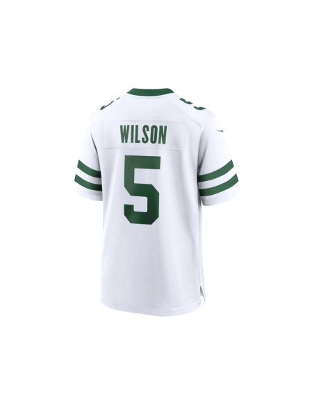 Mens New York Jets Garrett Wilson Legacy White Game Jersey