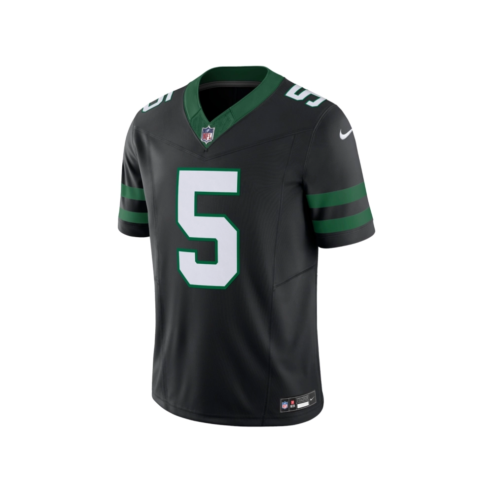 Mens New York Jets Garrett Wilson Legacy Black Alternate Vapor F.U.S.E. Limited Jersey