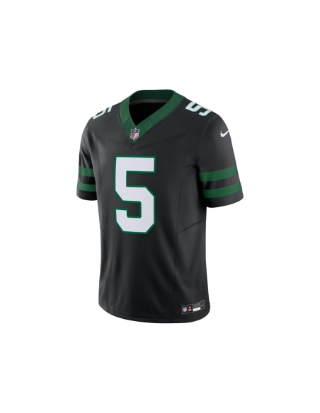 Mens New York Jets Garrett Wilson Legacy Black Alternate Vapor F.U.S.E. Limited Jersey