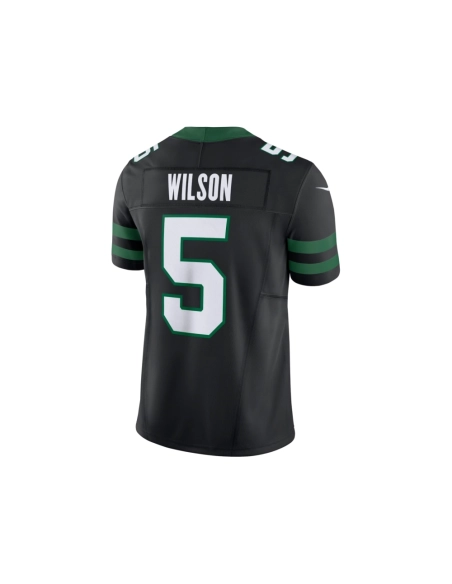 Mens New York Jets Garrett Wilson Legacy Black Alternate Vapor F.U.S.E. Limited Jersey