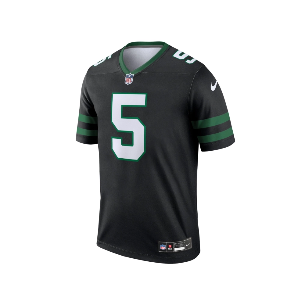 Mens New York Jets Garrett Wilson Legacy Black Alternate Legend Jersey