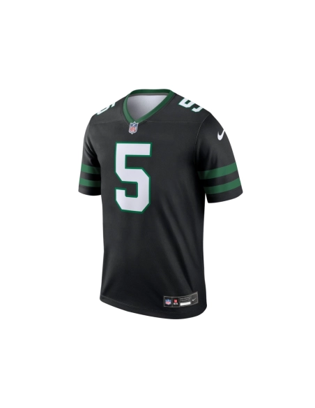Mens New York Jets Garrett Wilson Legacy Black Alternate Legend Jersey