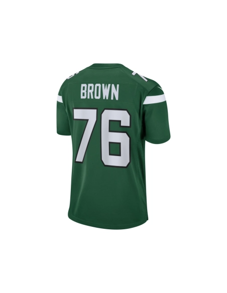 Mens New York Jets Duane Brown Gotham Green Team Game Jersey