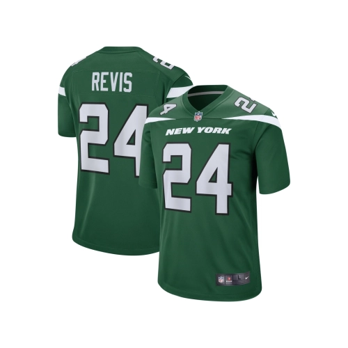 Mens New York Jets Darrelle Revis Gotham Green Retired Player Game Jersey