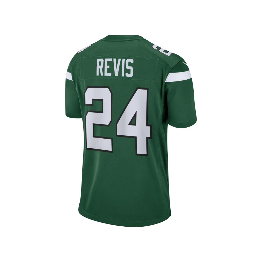 Mens New York Jets Darrelle Revis Gotham Green Retired Player Game Jersey