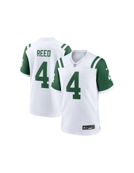 Mens New York Jets D.J. Reed White Classic Alternate Game Jersey