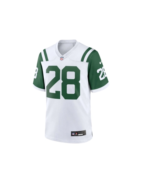 Mens New York Jets Curtis Martin White Classic Alternate Retired Player Game Jersey