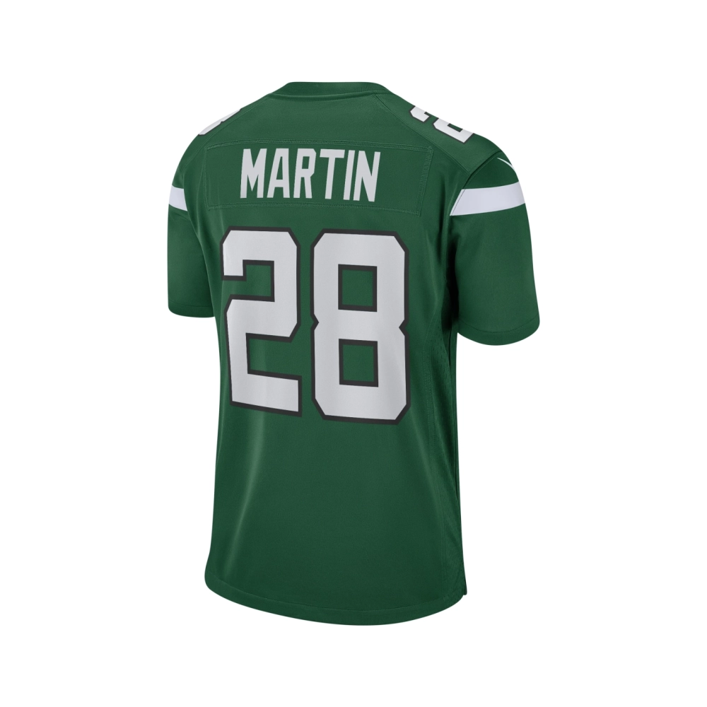 Mens New York Jets Curtis Martin Gotham Green Game Retired Player Jersey