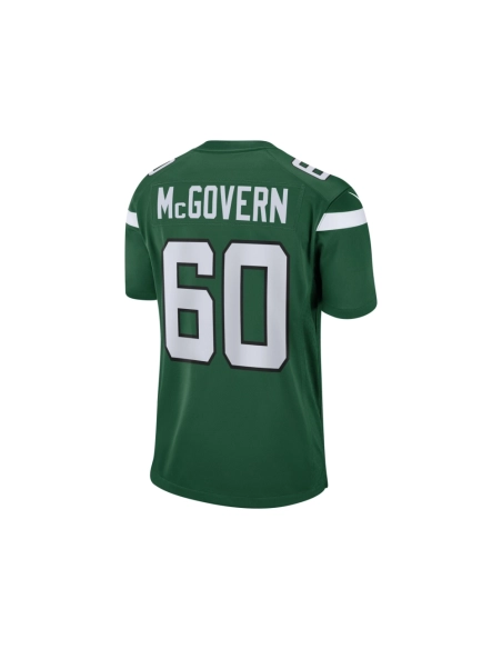 Mens New York Jets Connor McGovern Gotham Green Game Jersey
