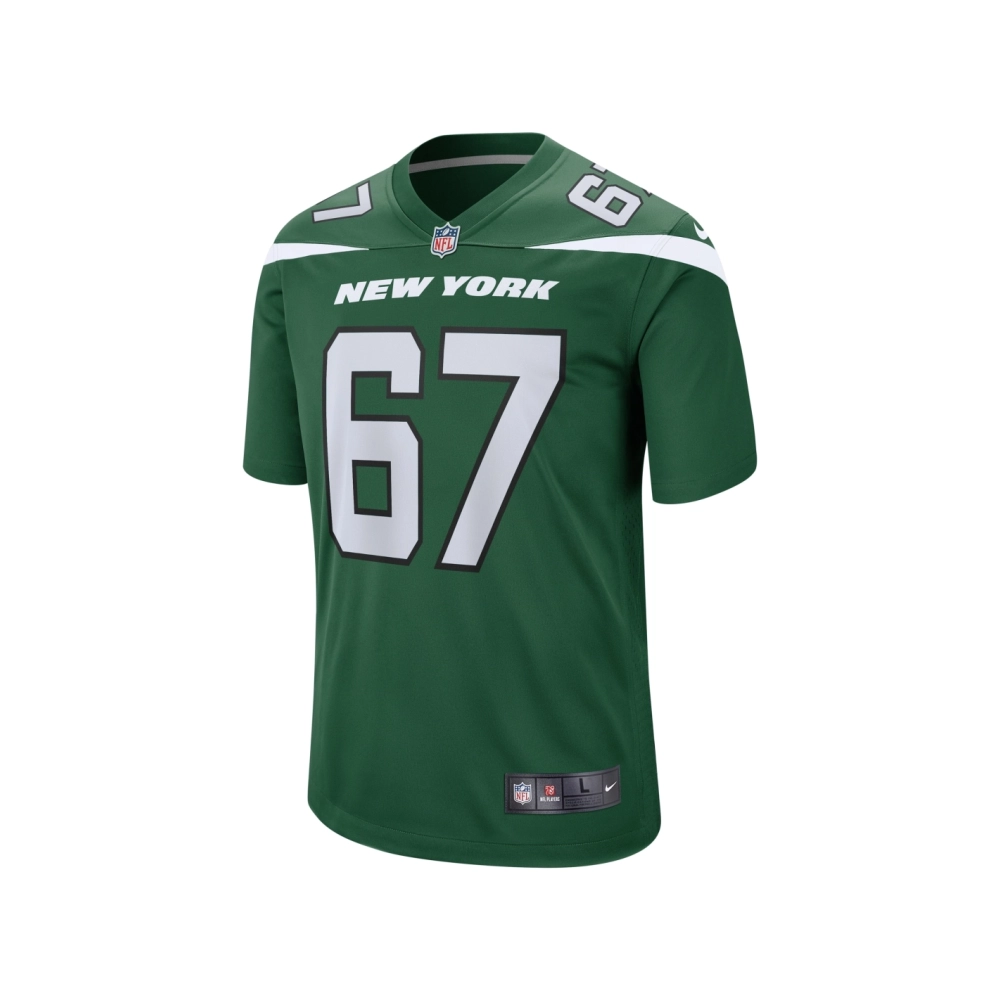 Mens New York Jets Carter Warren Gotham Green Game Jersey
