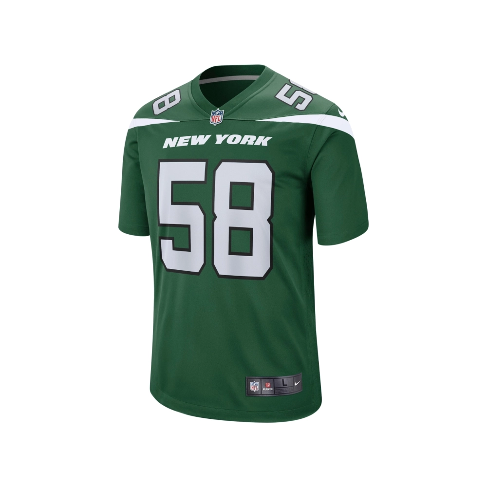 Mens New York Jets Carl Lawson Gotham Green Game Jersey