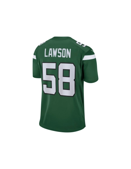 Mens New York Jets Carl Lawson Gotham Green Game Jersey