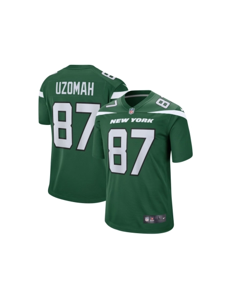 Mens New York Jets C.J. Uzomah Gotham Green Player Game Jersey