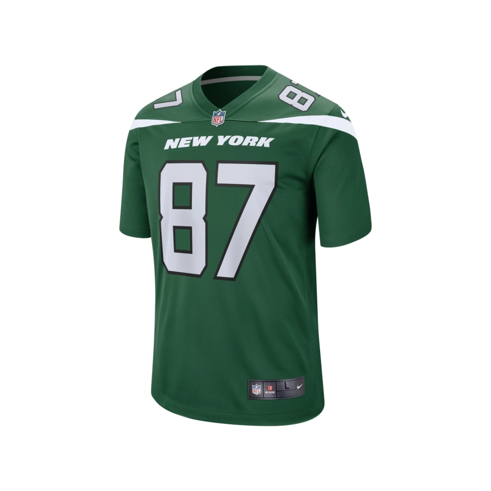 Mens New York Jets C.J. Uzomah Gotham Green Player Game Jersey