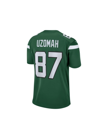 Mens New York Jets C.J. Uzomah Gotham Green Player Game Jersey