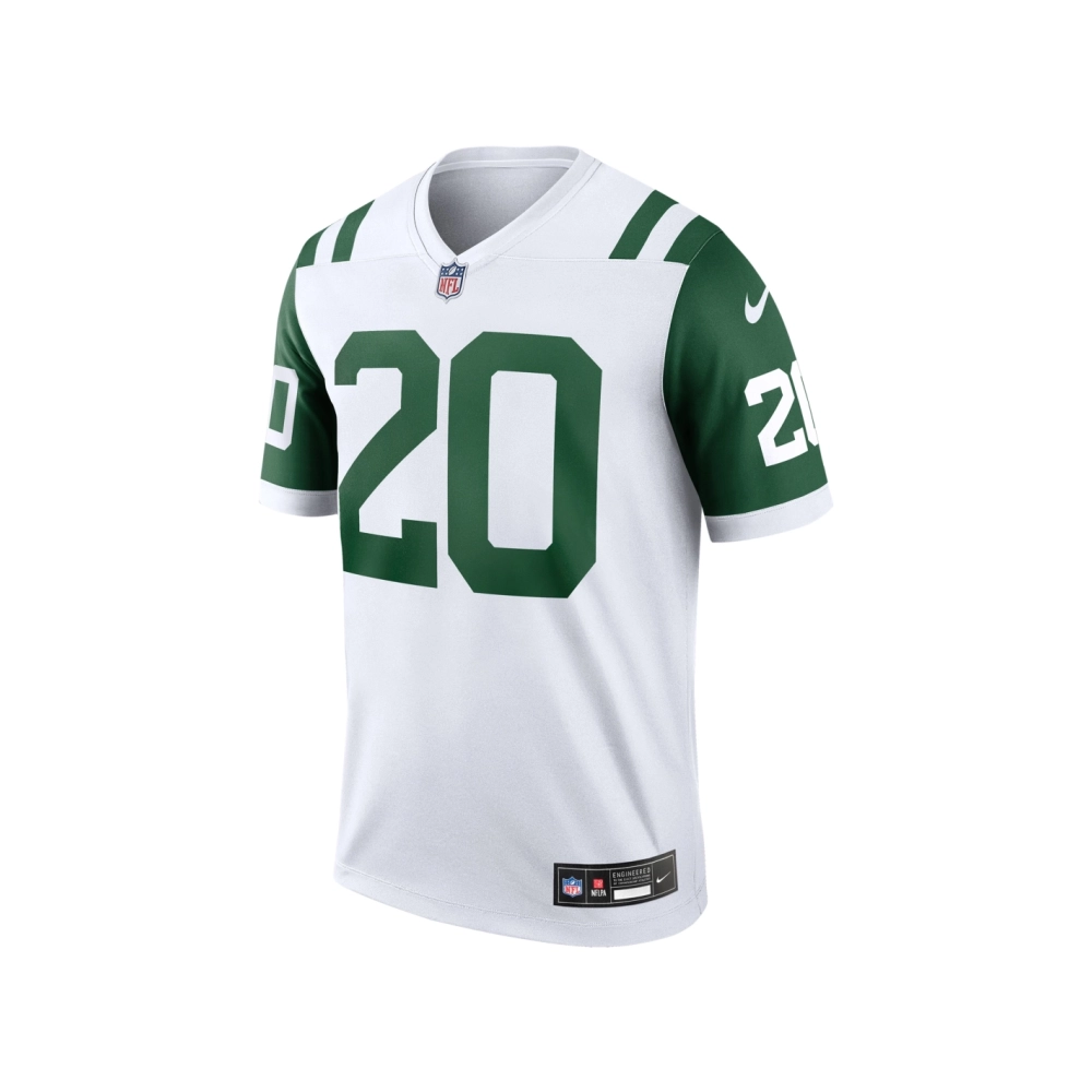 Mens New York Jets Breece Hall White Classic Alternate Legend Jersey