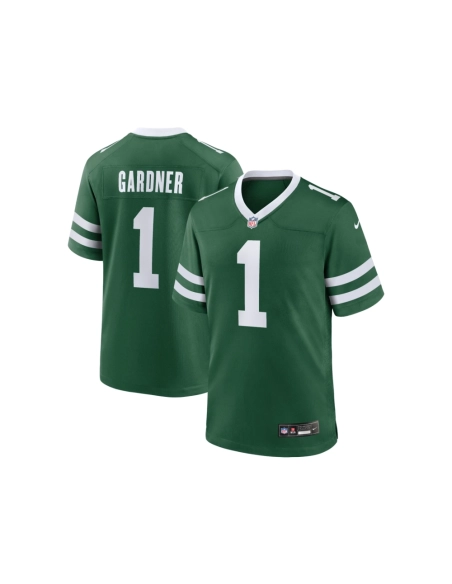 Mens New York Jets Ahmad Sauce Gardner Legacy Green Game Jersey