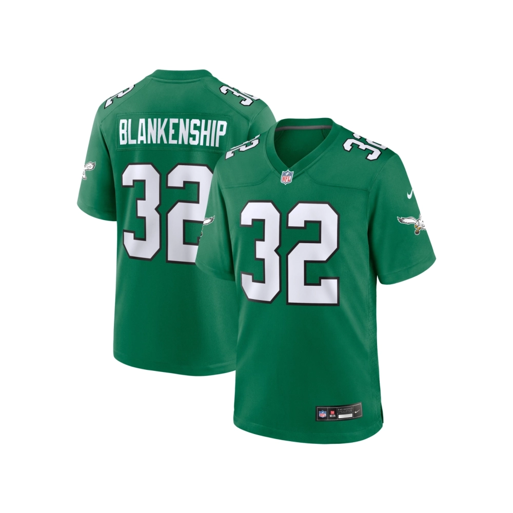 Mens Philadelphia Eagles Reed Blankenship Kelly Green Alternate Game Jersey